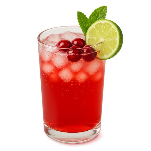 Cranberry Ginger Lime Fizz