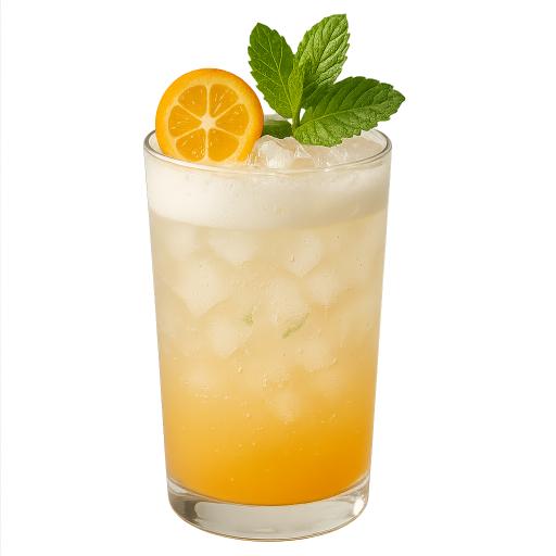 Kumquat Mint Gin Fizz